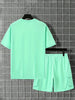 Men's Short Sleeve T-Shirt & Drawstring Shorts s 2-piece Set