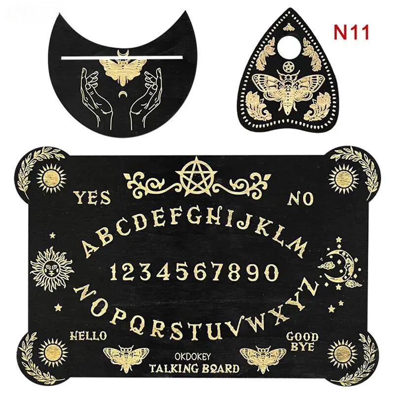 🌟🔮 Unlock Mysteries with Our 12-inch Wooden Magic Board Ouija Board!