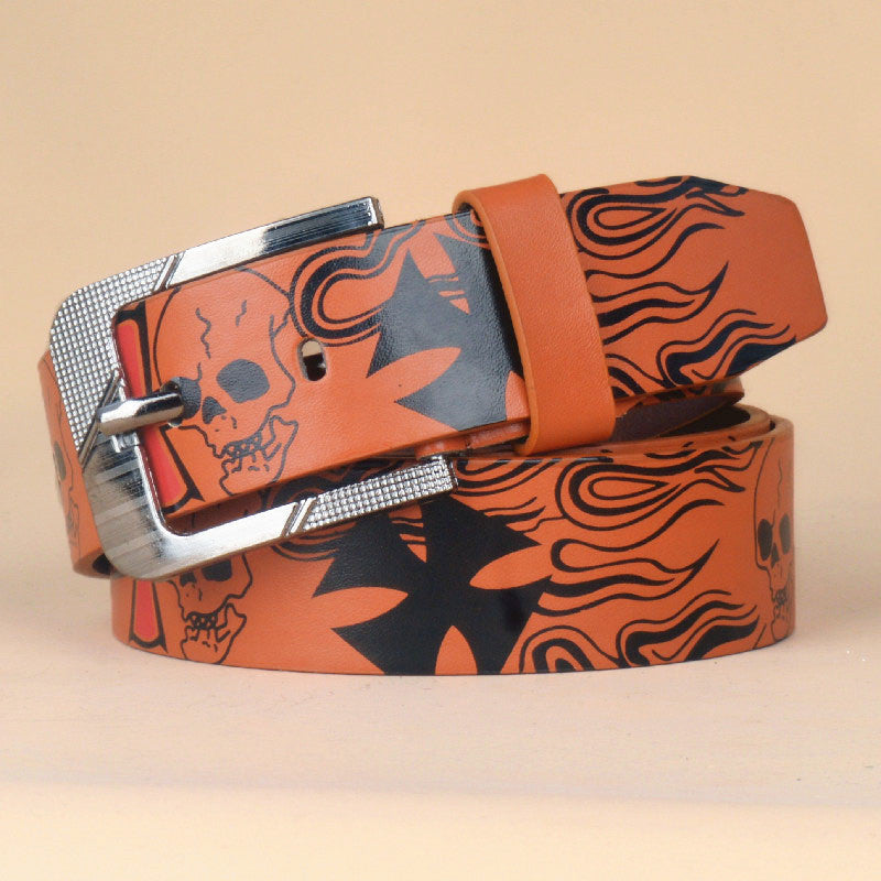 Men's Skull Popular Teenager Belt