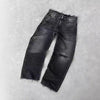 Straight Embroidery Men's Jeans European And American Ripped