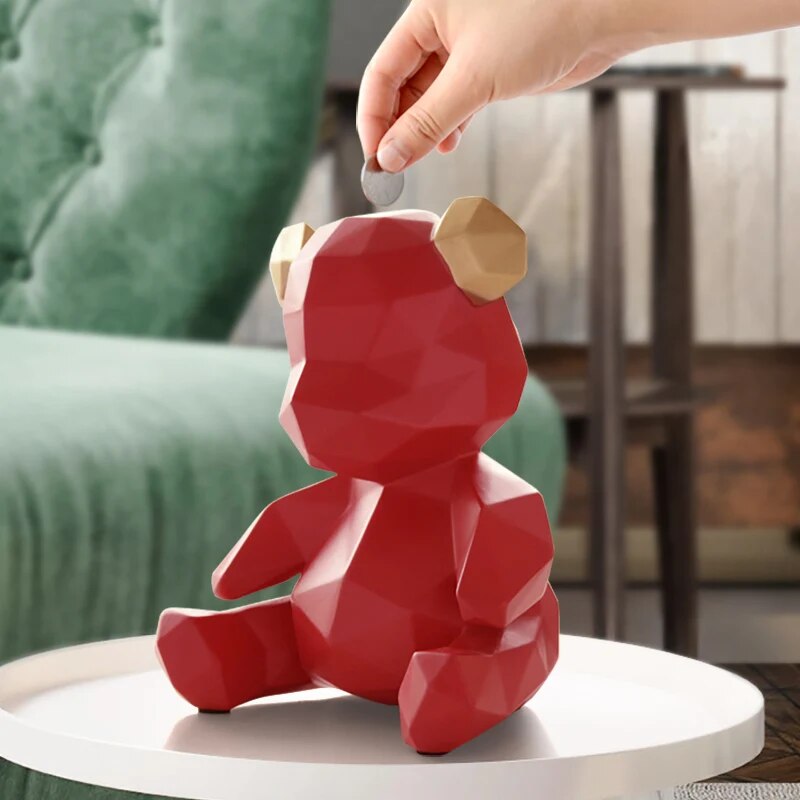 🧸 Teddy Bear Piggy Bank: Teach Kids the Joy of Saving 💰