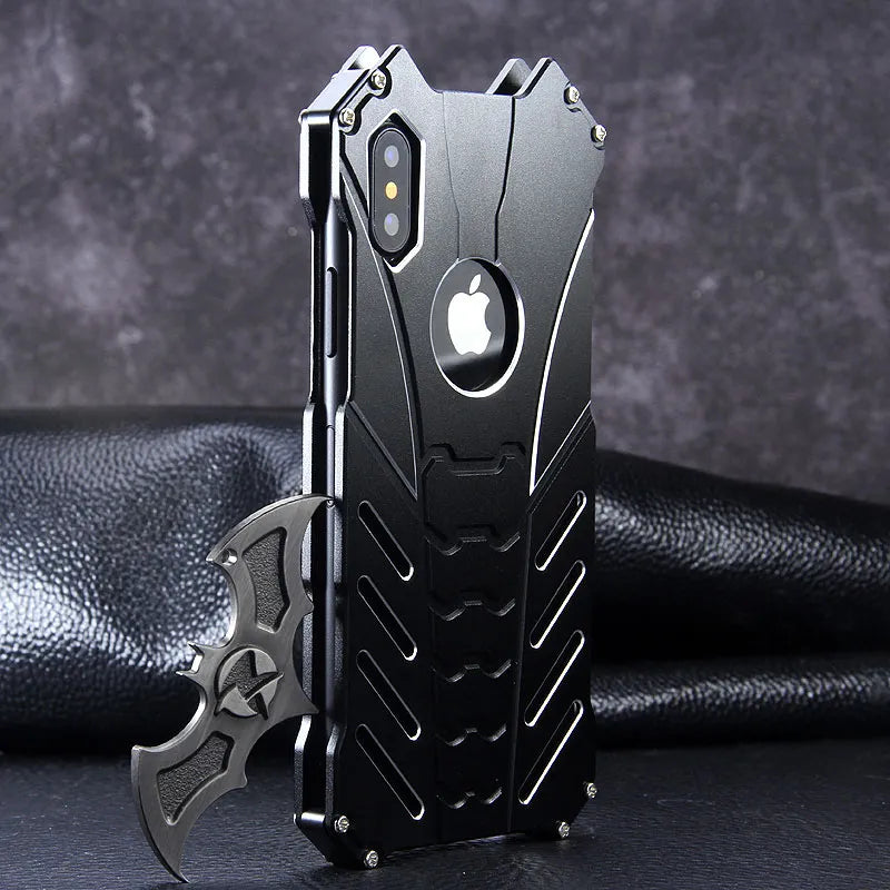 Gotham Knights Caped Crusader Metal iPhone Case - Setting the Trend in Mobile Protection with Free Shipping!