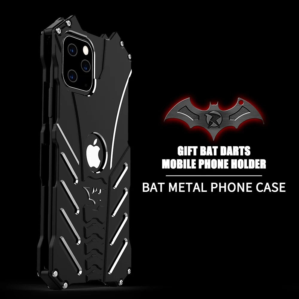 Gotham Knights Caped Crusader Metal iPhone Case - Setting the Trend in Mobile Protection with Free Shipping!