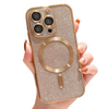 Trend-Setting Glitter Phone Case with Lens Protector for iPhone 15 - Style, Protection