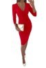 Women's Solid Color Fashion Temperament Commute Dress