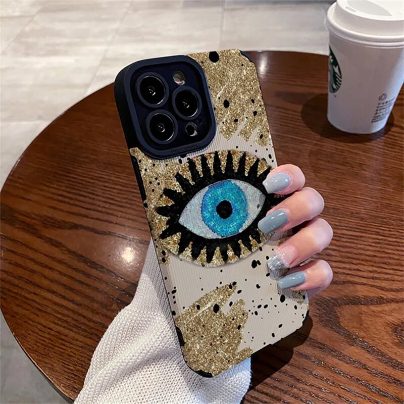 📱 Stylish Blue Eye Soft Phone Case for iPhone: Trend-Setting Elegance Meets Ultimate Protection 👁️