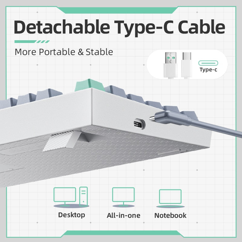 Rabbit Rich Mac Windows Mechanical Keyboard: Unifying Efficiency, Elevating Typing Security