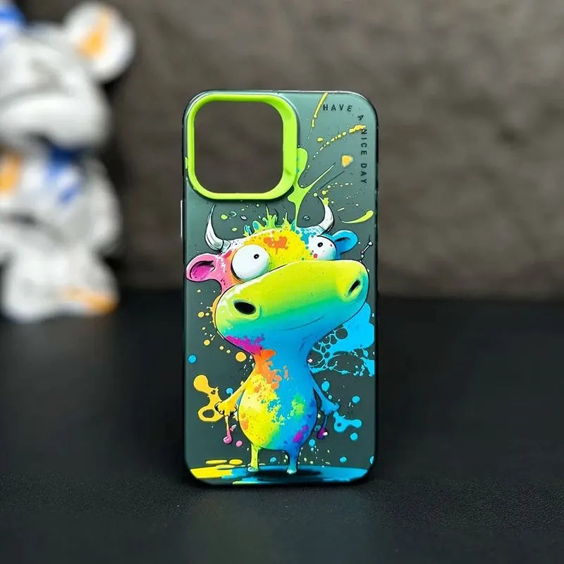 Graffiti Print Mobile Phone Case for iPhone 15