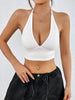 Deep V Neck Short Vest Y2k Women's Sexy Top