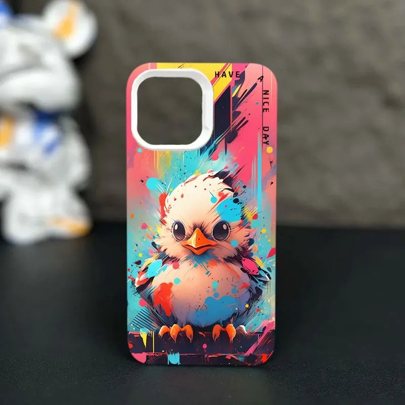 Graffiti Print Mobile Phone Case for iPhone 15