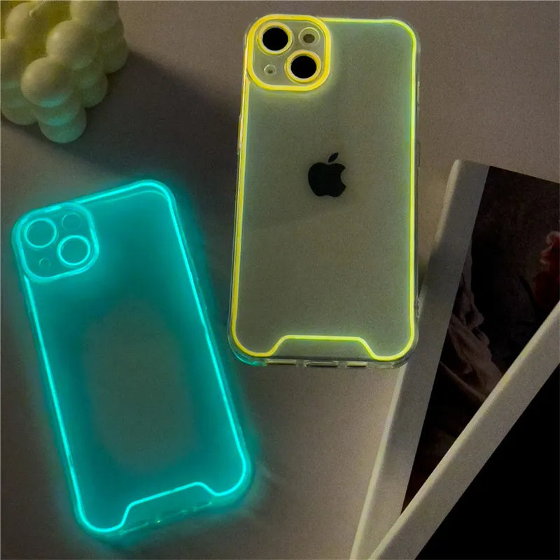 🌌💡 Illuminate Your Style with Night Light Luminous iPhone Case