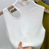 Collarbone Knit Vest Style Top