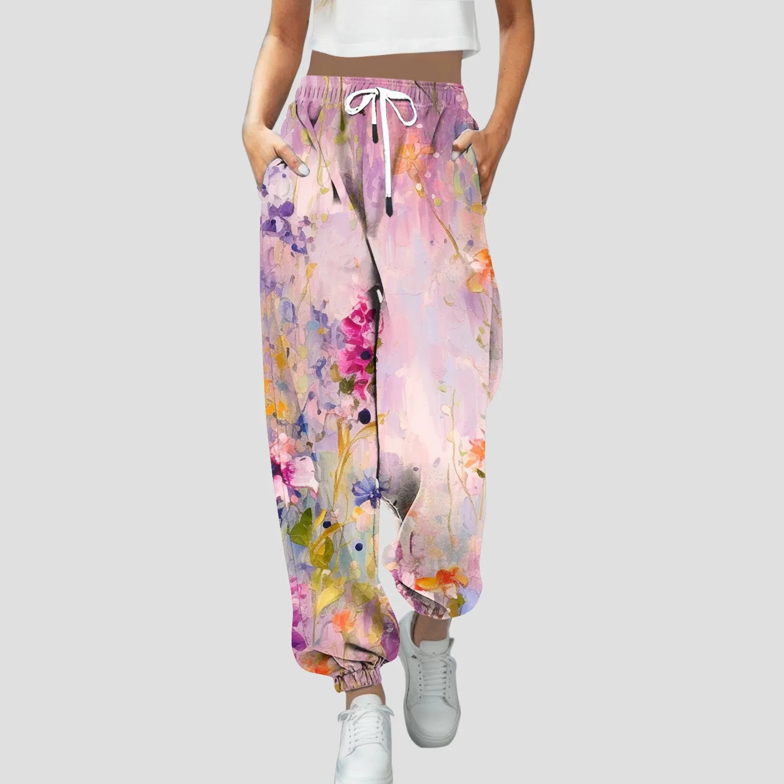 Summer Autumn Print Bottom Sweatpants