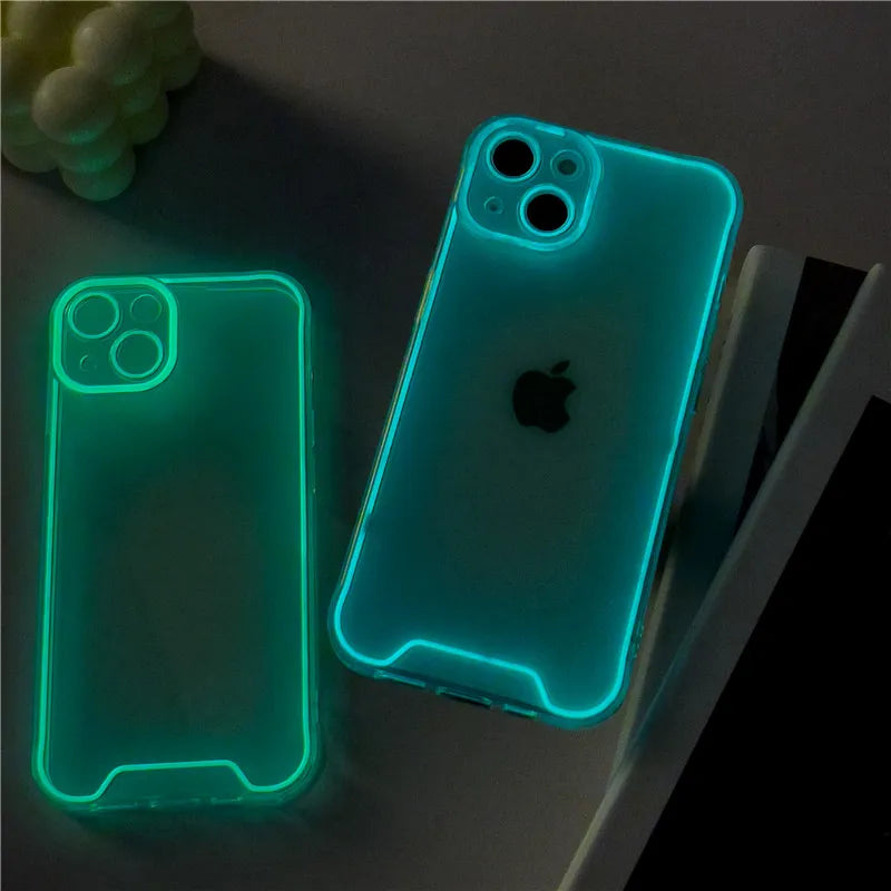 🌌💡 Illuminate Your Style with Night Light Luminous iPhone Case