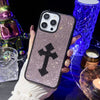 Crystal Kingdom: Chic Style Luxury Bling Cross Rhinestone iPhone Case