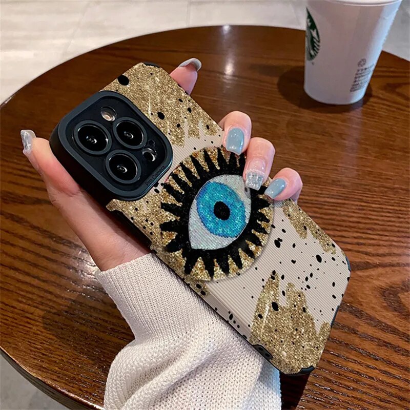 📱 Stylish Blue Eye Soft Phone Case for iPhone: Trend-Setting Elegance Meets Ultimate Protection 👁️