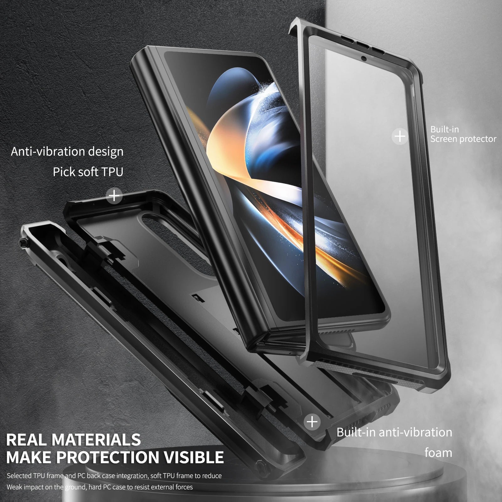 Galaxy Z Fold Case with Screen Protector