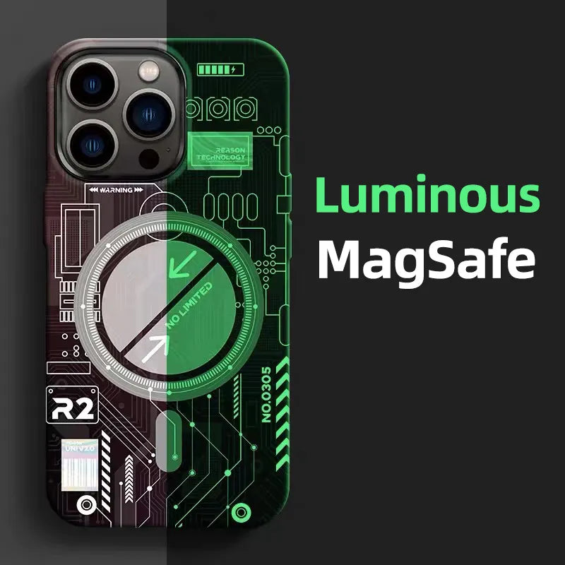 🌟📱 Luxury Luminous Mobile Phone Case: Unveil Your Tech Fashion Vibe!