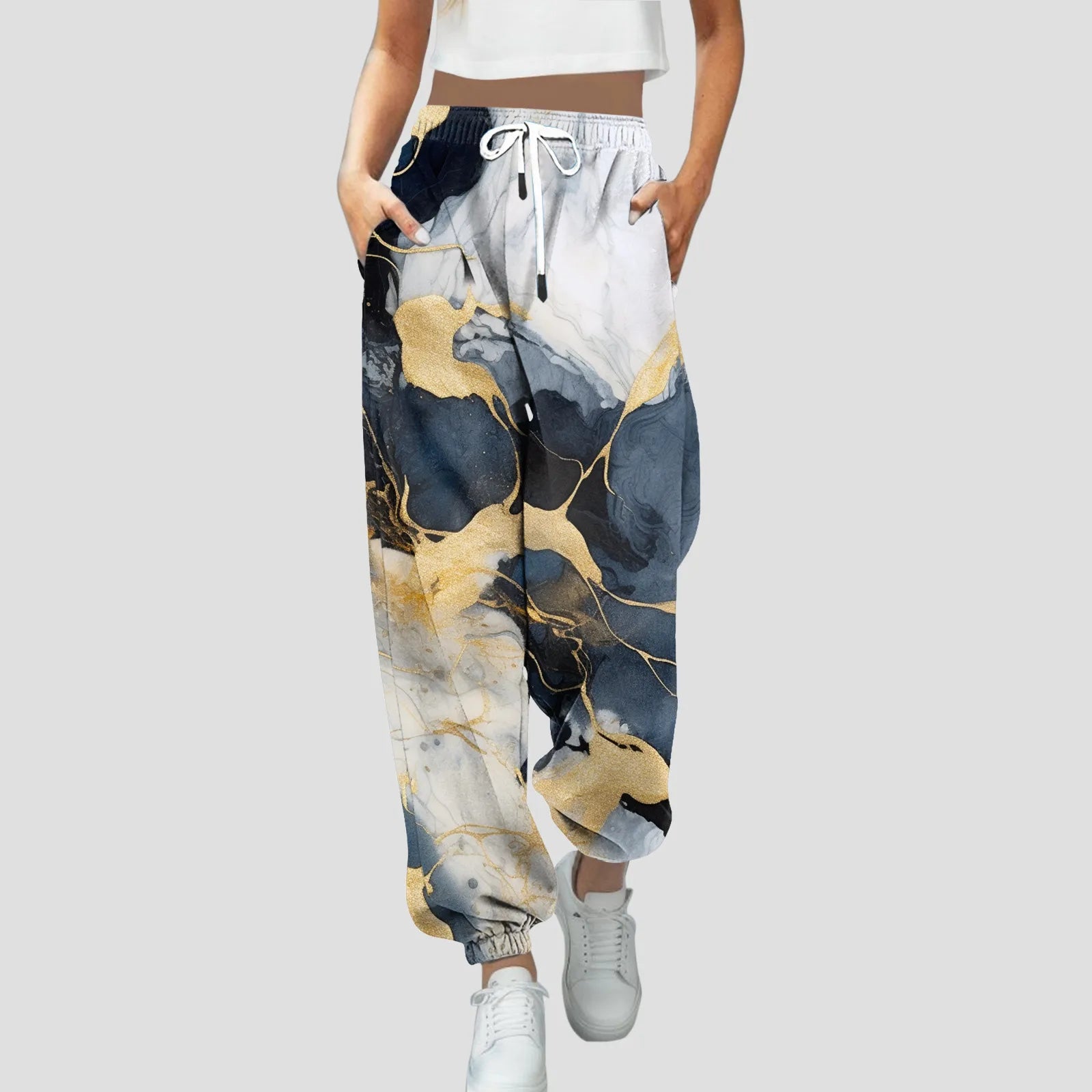 Summer Autumn Print Bottom Sweatpants