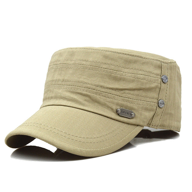 Spring And Summer Flat-top Cap Thin Material Stylish Men And Women