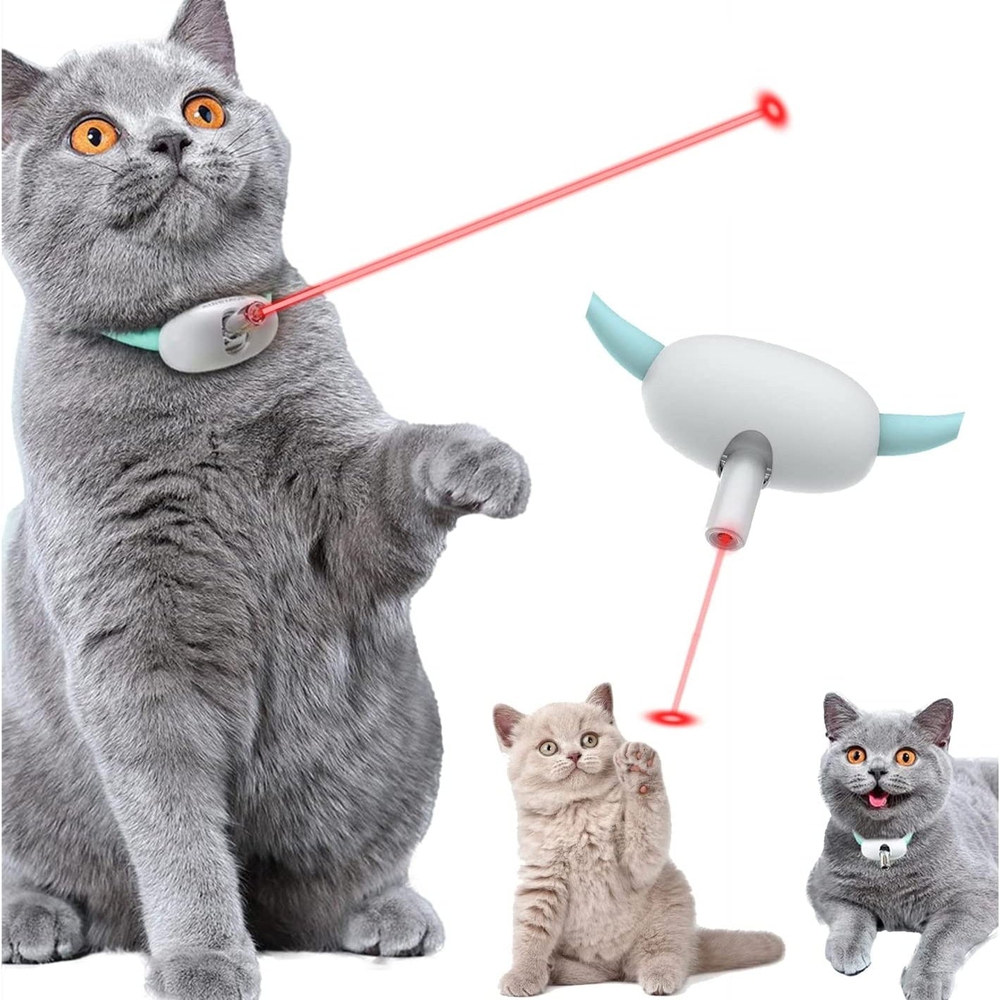 Cat Smart Laser Toy Collar