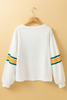 Number 76 Round Neck Long Sleeve Top