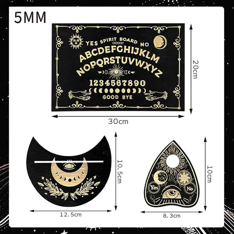 🌟🔮 Unlock Mysteries with Our 12-inch Wooden Magic Board Ouija Board!