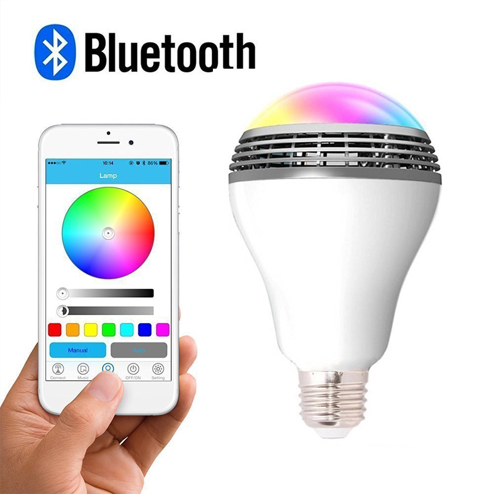 LED Smart Bluetooth Speaker Light Bulb