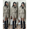 Women's All-matching Sweater Short Skirt Two-piece Suit