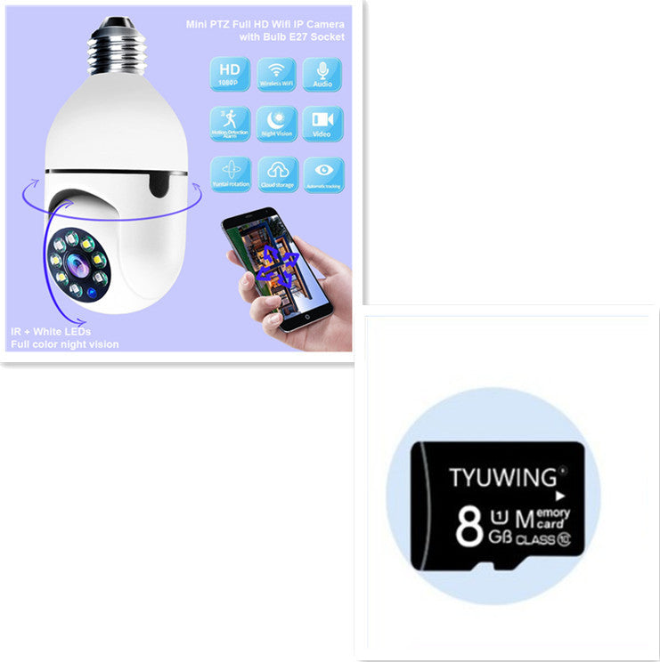 WiFi CAMERA 1080P Bulb 4X Zoom WiFi