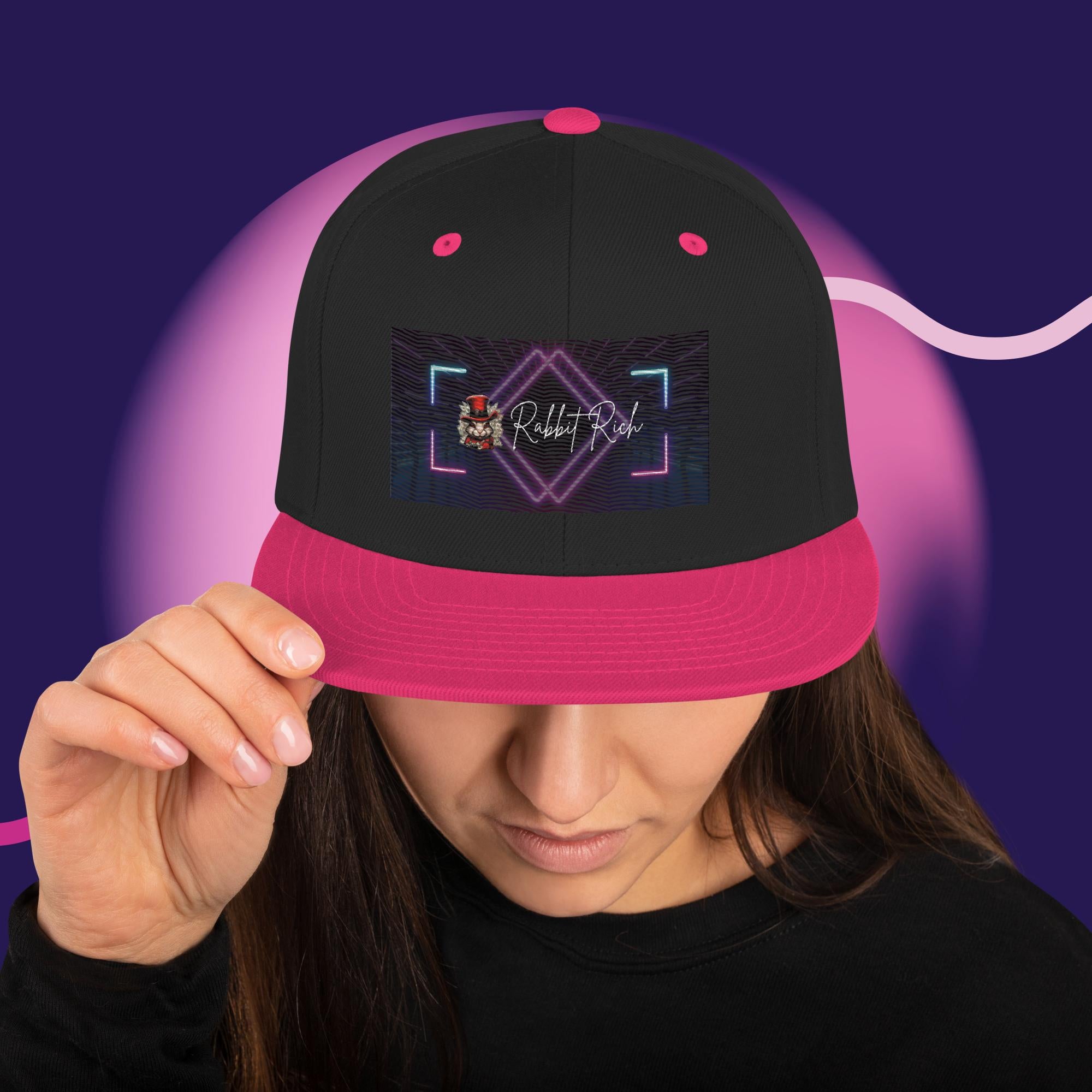 Rabbit Rich Snapback Hat: Elevate Your Style Game. Trend-Setting Headwear for Unique Individuals. Limited + Free Shipping!