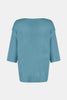 V-Neck Three-Quarter Sleeve Knit Top