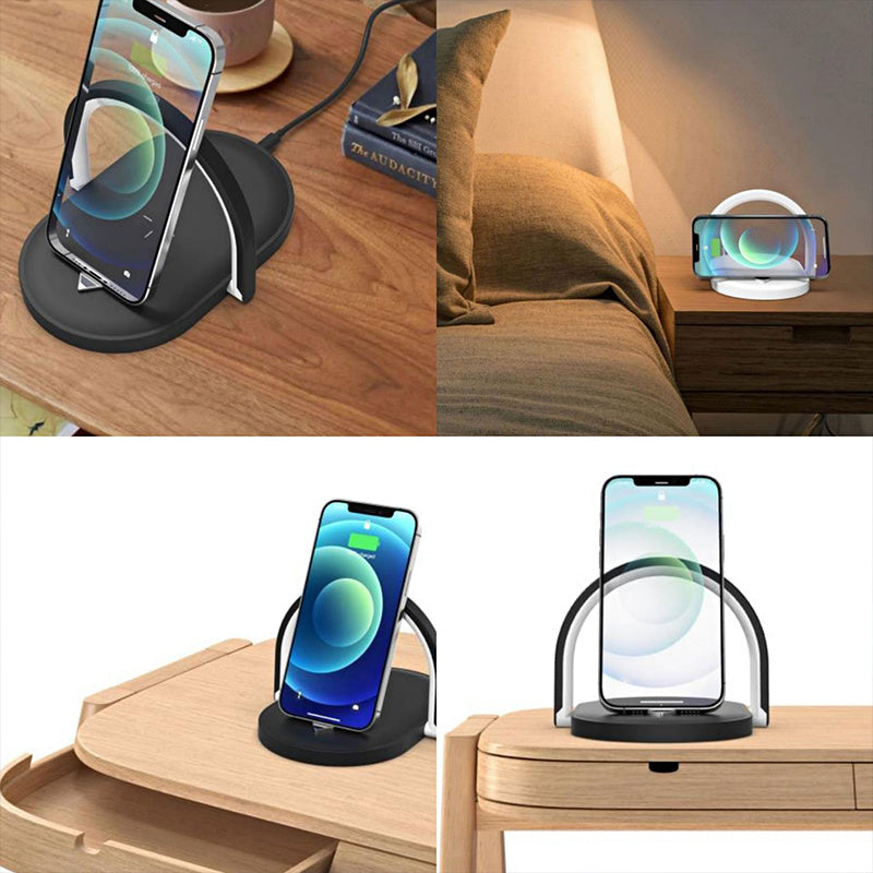 Foldable Wireless Charger Night Light Fast Charging Station