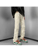 Men's Ripped Bootcut Slim Straight Jeans