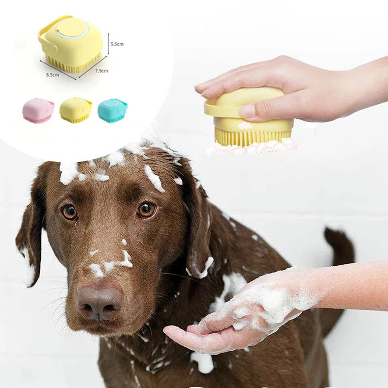 Silicone Cleaning Dog Brush