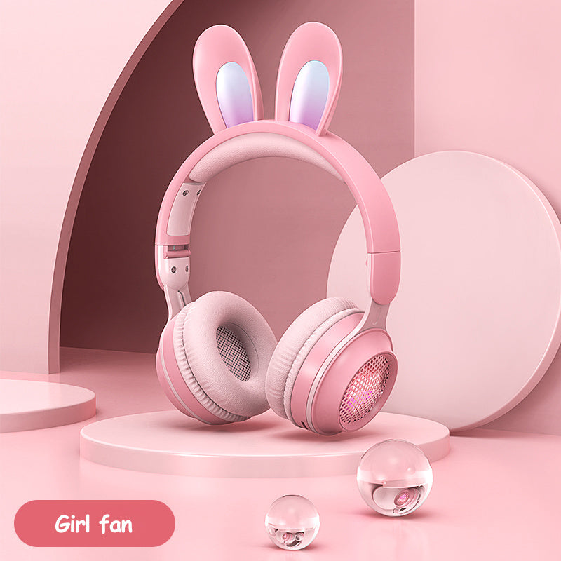 Rabbit Ear Wireless Luminous Extendable Headphones