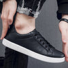 Breathable White Shoes Men's Casual Leather Shoes