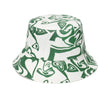 Spring And Summer Geometric Lattice Flowers Sun Female Fisherman Hat