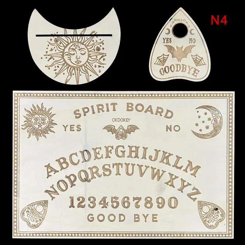 🌟🔮 Unlock Mysteries with Our 12-inch Wooden Magic Board Ouija Board!