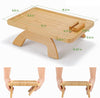 Bamboo Sofa Tray Home Decor Portable Folding