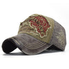 Distressed Cotton Washed Sun Visor Female Baseball Hat