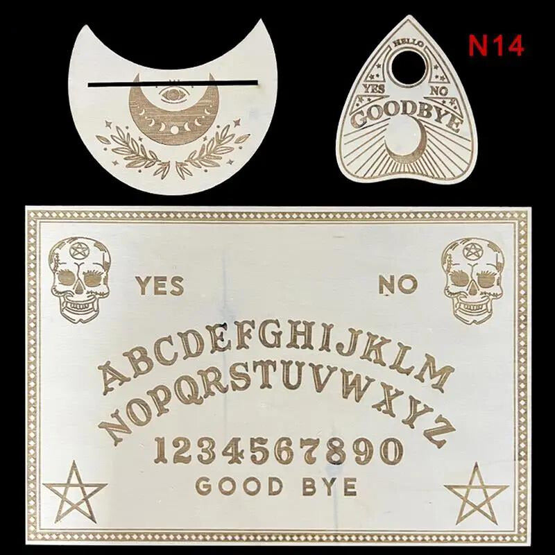 🌟🔮 Unlock Mysteries with Our 12-inch Wooden Magic Board Ouija Board!