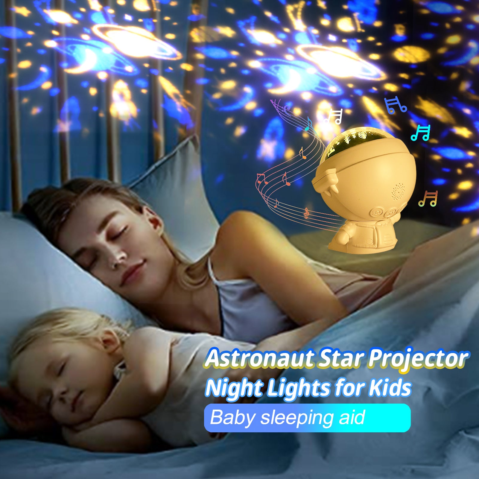 Galaxy Star Projector Astronaut