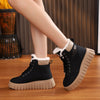 Lace-up Fleece Casual Snow Boots