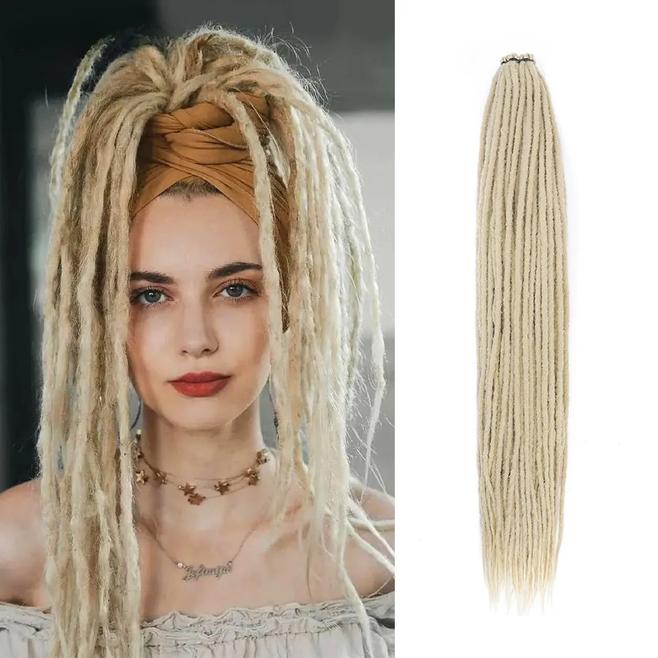 🌟🧡 Transform Your Look with Handmade Dreadlock Extensions!