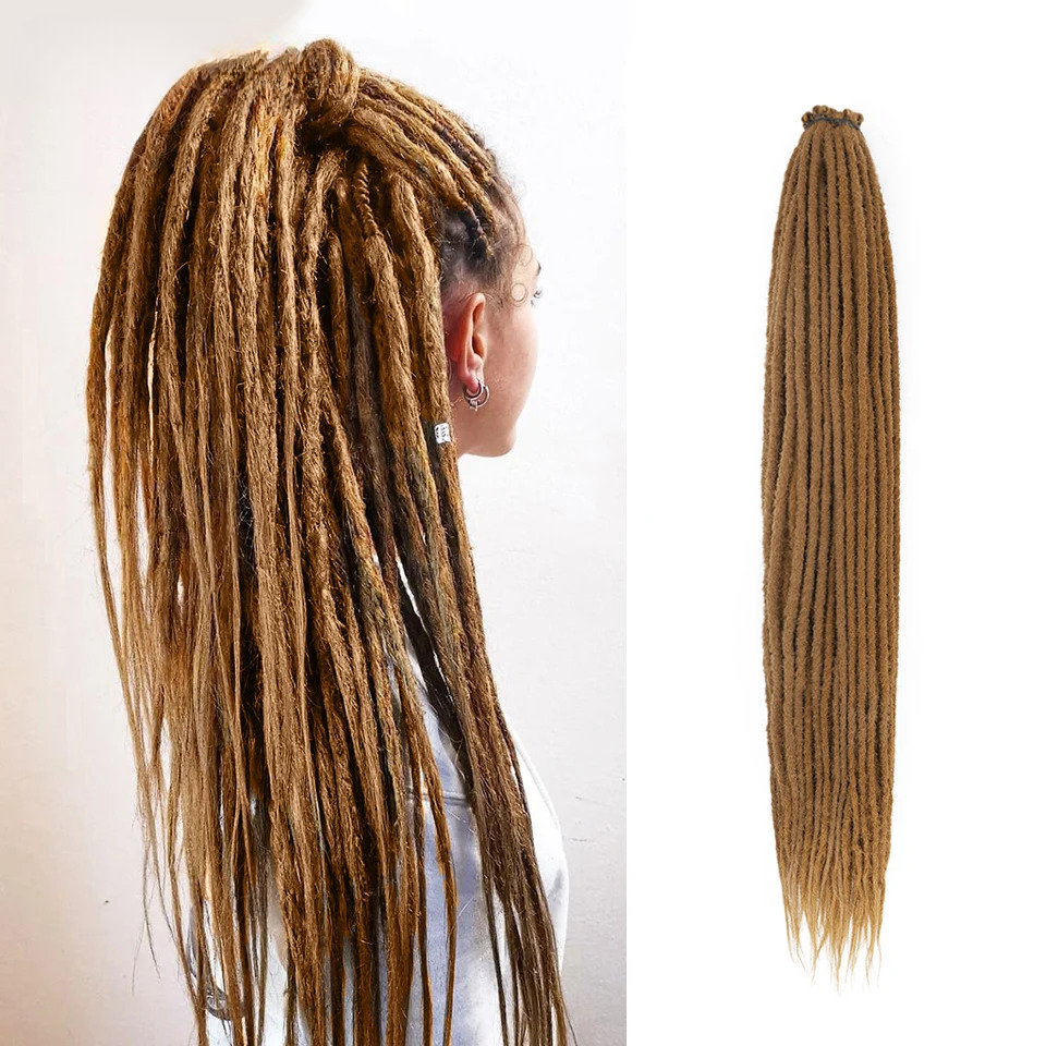 🌟🧡 Transform Your Look with Handmade Dreadlock Extensions!