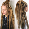 🌟🧡 Transform Your Look with Handmade Dreadlock Extensions!