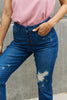 Melanie Full Size High Waisted Distressed Boyfriend Jeans