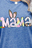 Easter MAMA Graphic Round Neck T-Shirt