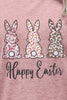 HAPPY EASTER Graphic Short Sleeve Tee